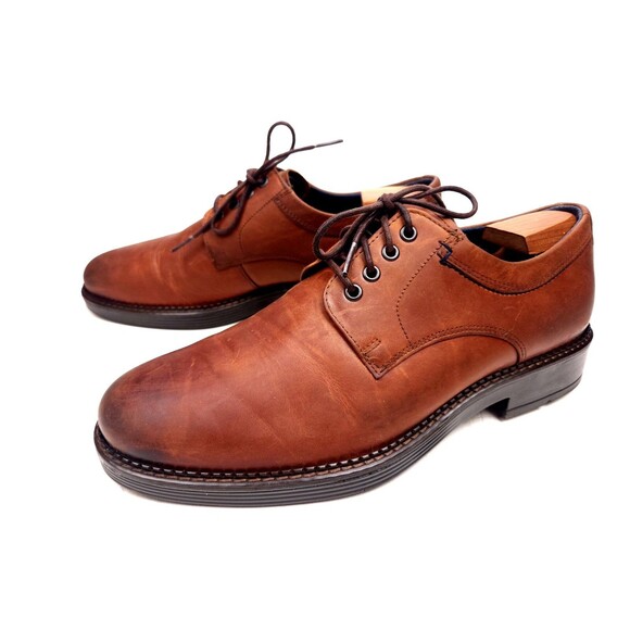 Ecco Fusion Derby Shoe Men’s Size 10 EU 44 Brown Oiled  Leather main image 6
